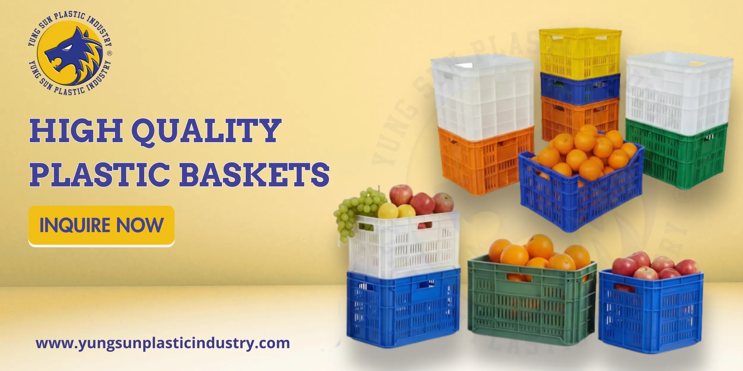 High Quality Plastic Baskets - Yungsun Plastic Industry