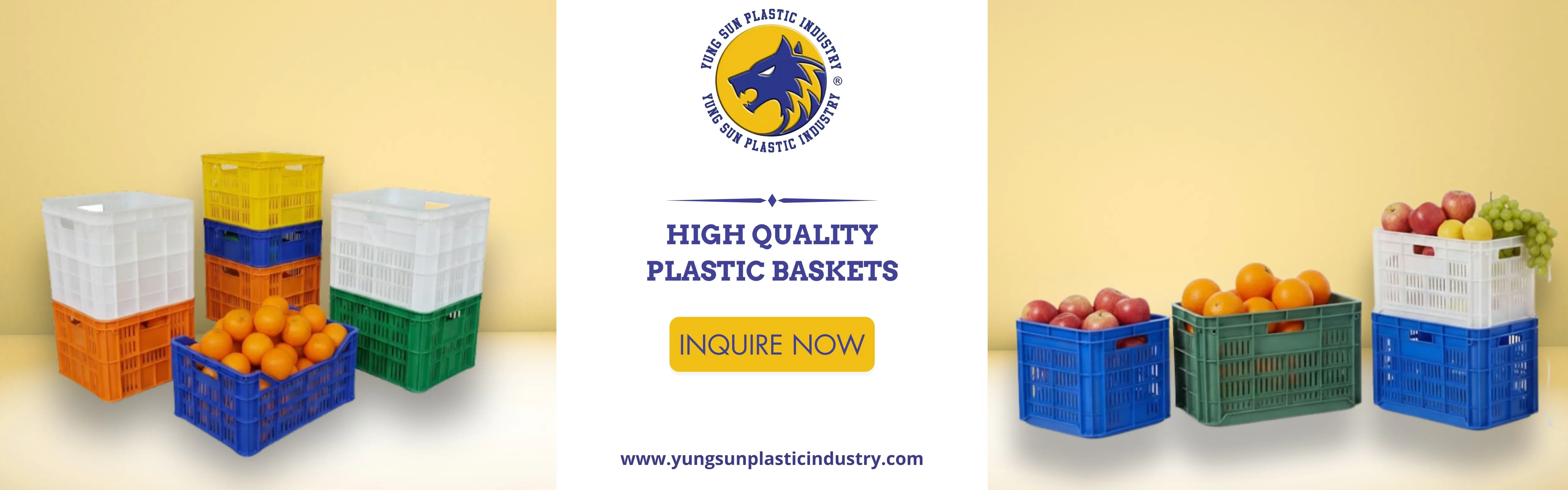 High Quality Plastic Baskets - Yungsun Plastic Industry
